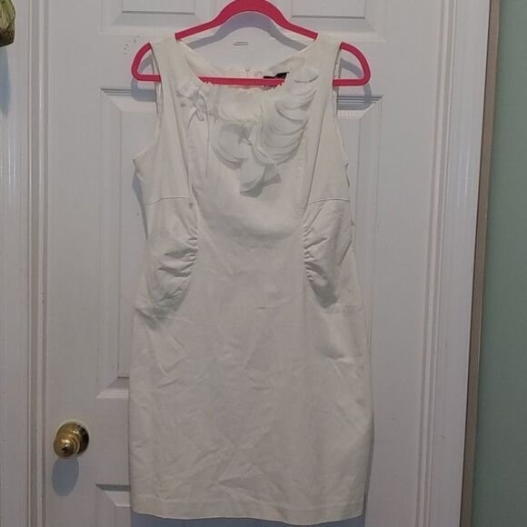 R & M Richards Petite white dress Sz 12 - Picture 1 of 5